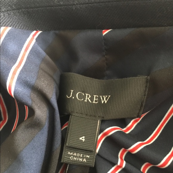 NWT JCrew navy blue Italian wool Dover blazer - Picture 6 of 13